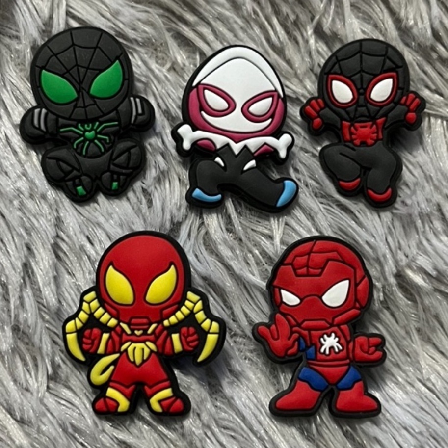 Spiderman Baby Croc Charm Set